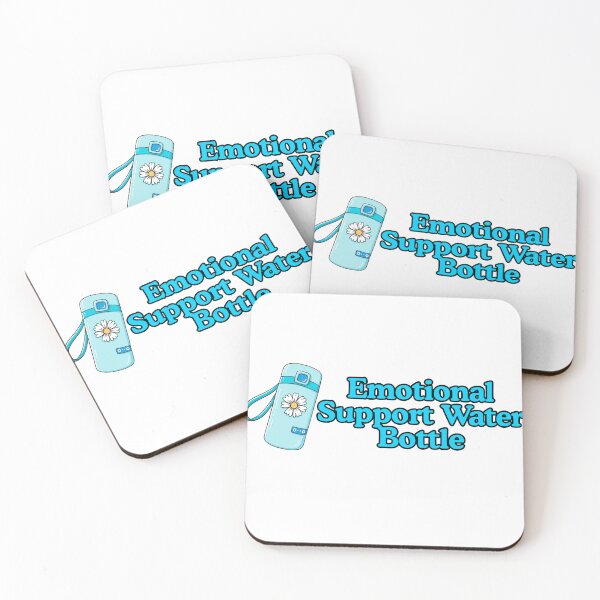 Item preview, Emotional Support Water Bottle Sticker / Mental Health Sticker / Funny Water Bottle Sticker / Hydro Sticker / Drink Water designed and sold by Fresh Clothes.