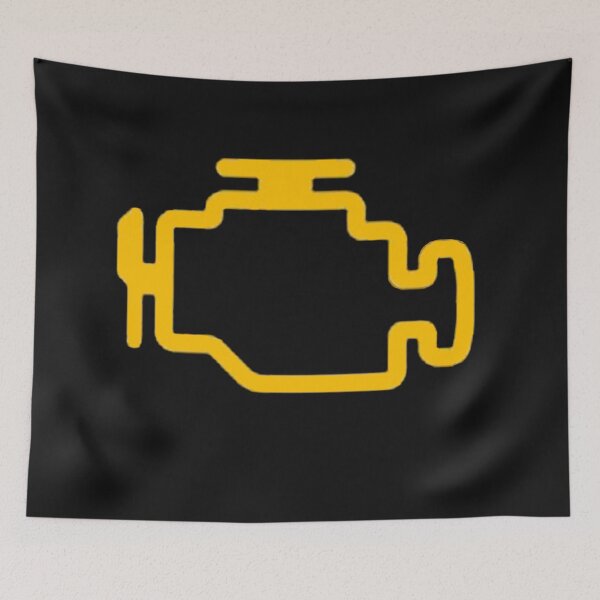 Item preview, Yellow Check Engine, This Little Light Of Mine, I'm Gonna Let it Shine designed and sold by FitFisher.
