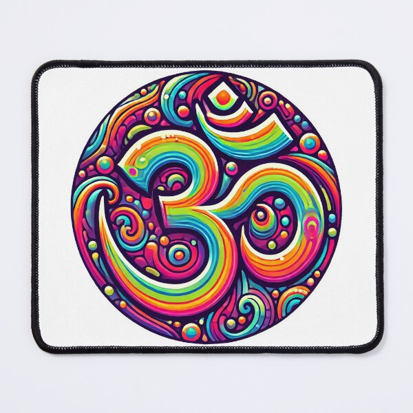 Item preview, Psychedelic OM Symbol designed and sold by PsycheBrain.