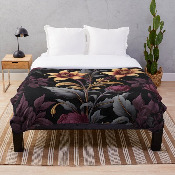 Item preview, Bewitched Dark Academia Flower Patern designed and sold by AbstractIdeas.