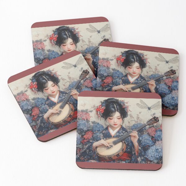 Item preview, Graceful Japanese Melody in Bloom designed and sold by ArtVibeCo.