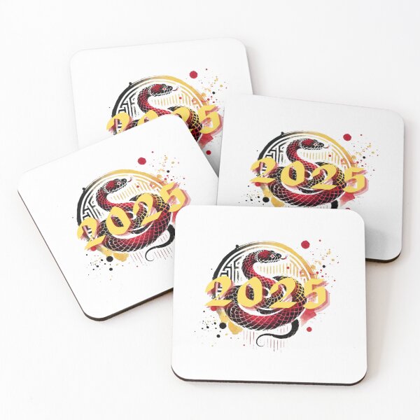Item preview, Chinese New Year 2025 Art | Elegant Snake Design designed and sold by MiszungART.