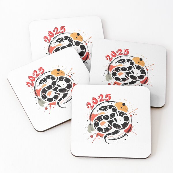 Item preview, Chinese New Year 2025 Art | Elegant Snake Design designed and sold by MiszungART.