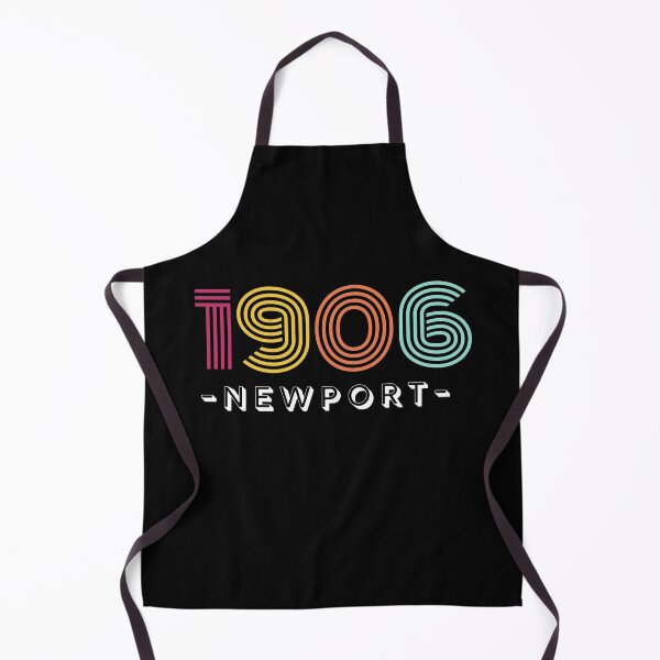 Item preview, Retro 1906 Newport Typography Design with Vibrant Colors designed and sold by Retro Travel Design.