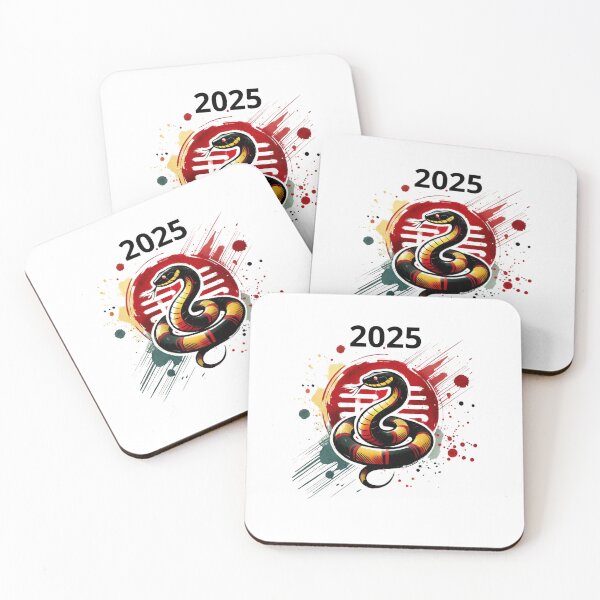 Item preview, Chinese New Year 2025 Art | Elegant Snake Design designed and sold by MiszungART.