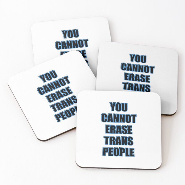 Item preview, You cannot erase trans people - Trans Rights designed and sold by Inspirationmotivation.