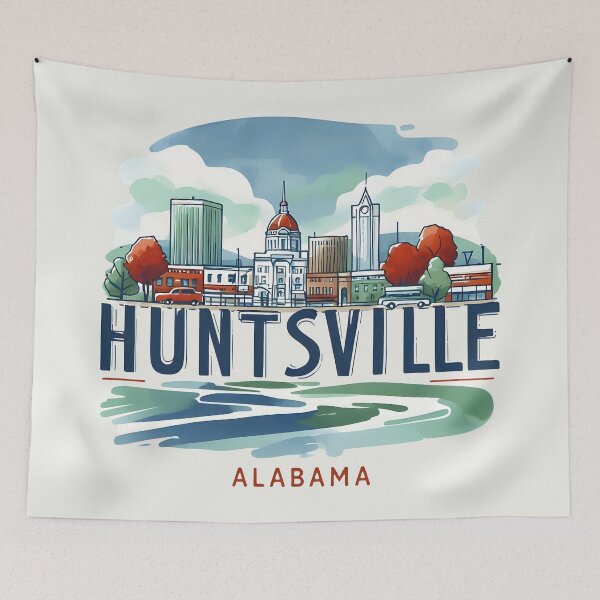 Item preview, Huntsville Alabama designed and sold by HowToCanadian.