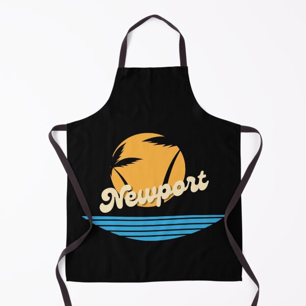 Item preview, Retro Newport Design with Sunset and Palm Trees designed and sold by Retro Travel Design.