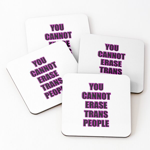 Item preview, You cannot erase trans people - Trans Rights designed and sold by Inspirationmotivation.
