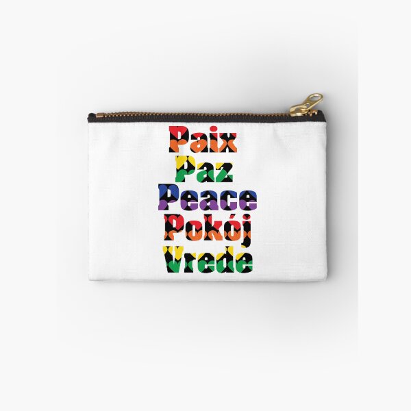 Item preview, Peace in Many Languages Rainbow Hearts designed and sold by ValeriesGallery.