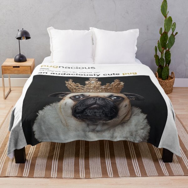 Item preview, Pugnacious - an audaciously cute pug designed and sold by XYZish.