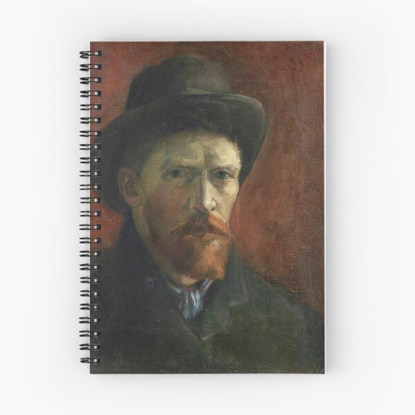 Artikelvorschau, Selbstporträt mit dunklem Filzhut von Vincent van Gogh entworfen und verkauft von TeeARTHY.