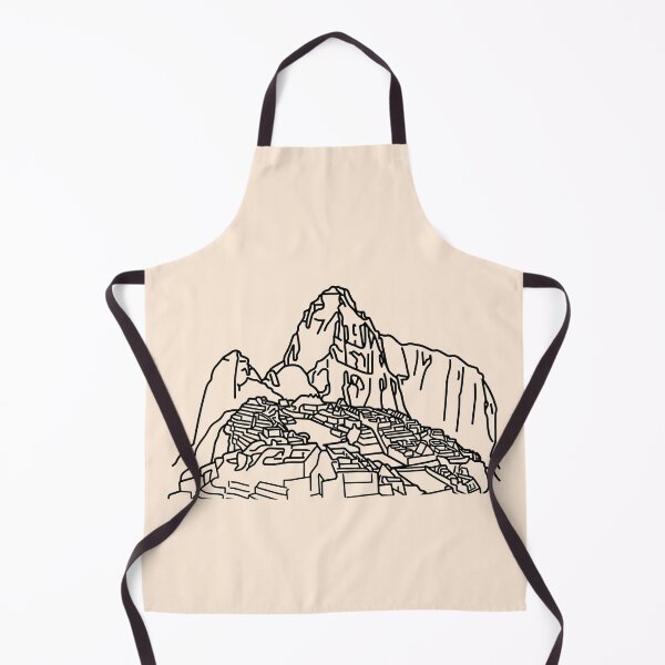 Item preview, Machu Picchu Line Art Peru Inca Trail Mountain designed and sold by Mystikos Art.