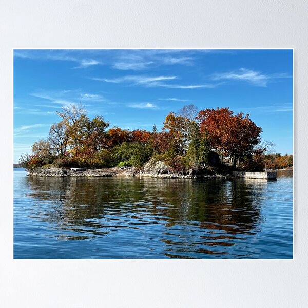 Item preview, 1000 Islands - Pike Island in the fall designed and sold by Pike Island Outfitters .