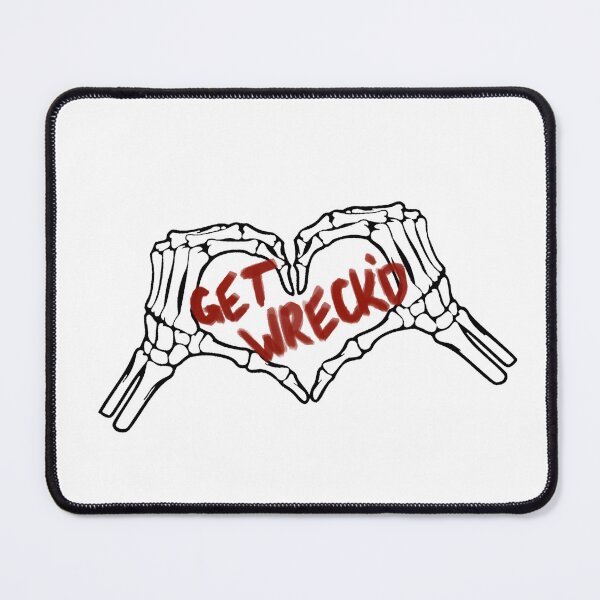 Item preview, Get Wrecked Skeleton hand heart designed and sold by ConsciousDreamr.