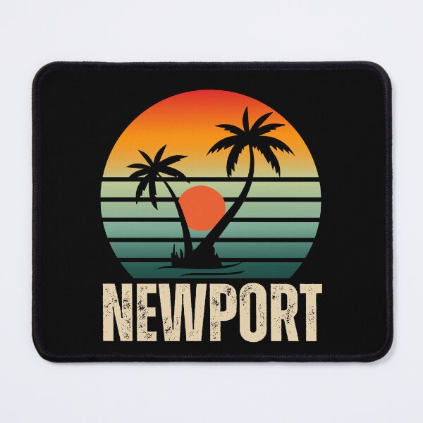 Item preview, Copy of Copy of Modern Newport California Palm Tree and Sunburst Design designed and sold by Retro Travel Design.