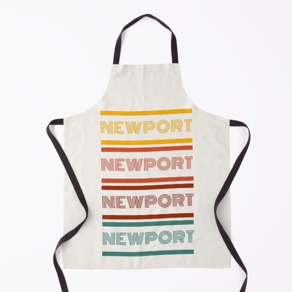 Item preview, Retro Newport Text Design with Bold Striped Gradient designed and sold by Retro Travel Design.