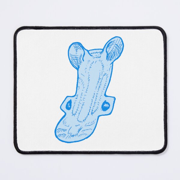 Item preview, Mousepad (Blue/Blue) designed and sold by LookMaNoPlans.