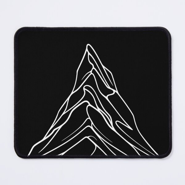 Item preview, Minimalist Alpine Mountain Matterhorn Line Art designed and sold by PandaKunst.