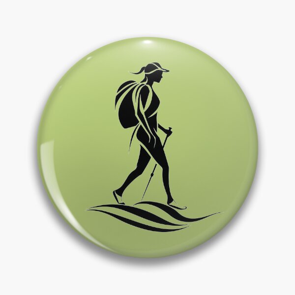 Item preview, Woman Hiker Silhouette Design designed and sold by MaryFiore.