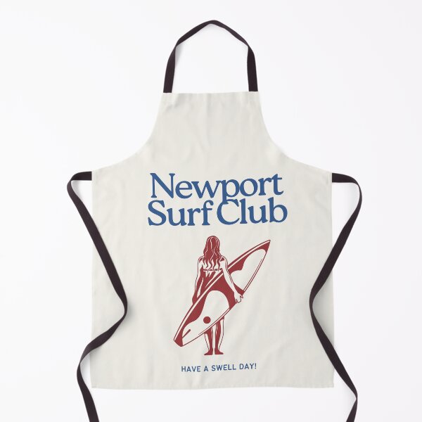 Item preview, Newport Surf Club Retro Design with Surfer Silhouette designed and sold by Retro Travel Design.