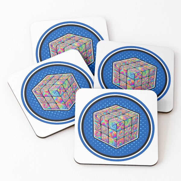 Item preview, Psychedelic Rubik's Cube designed and sold by PsycheBrain.