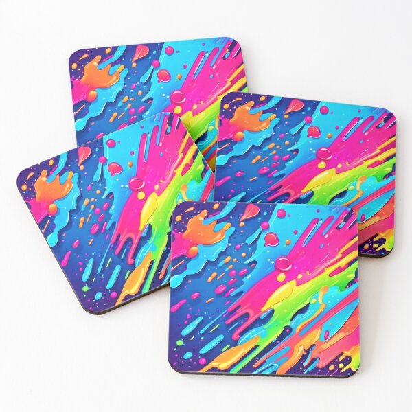 Item preview, Colorful Paint Splatter designed and sold by Health And Fitness Posts e-Store.