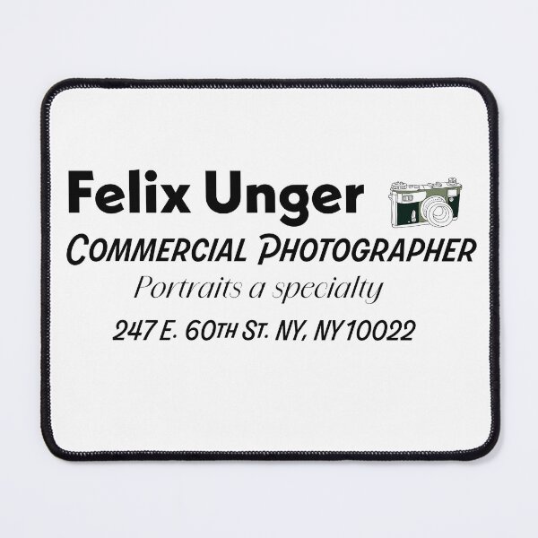 Item preview, Felix Unger Business Logo Odd Couple designed and sold by reillysgal.