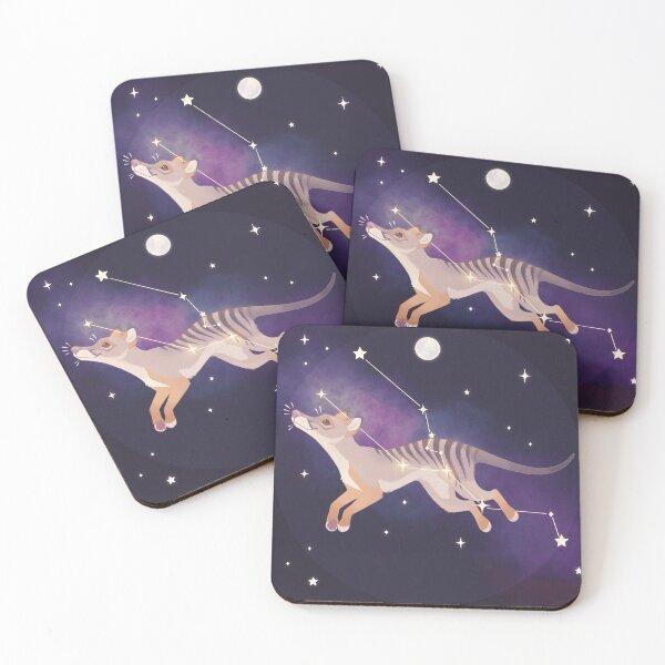 Item preview, Spacelacine (Space Thylacine) designed and sold by wallabytea.