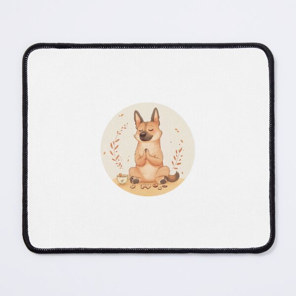 Item preview, Meditating Dog Sticker designed and sold by fuzzy hug.