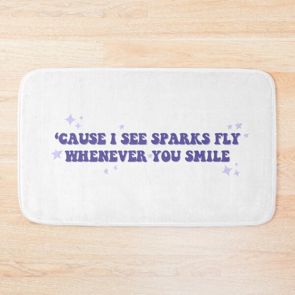 Item preview, Cause I see sparks fly whenever you smile Taylor Swift designed and sold by bombalurina.