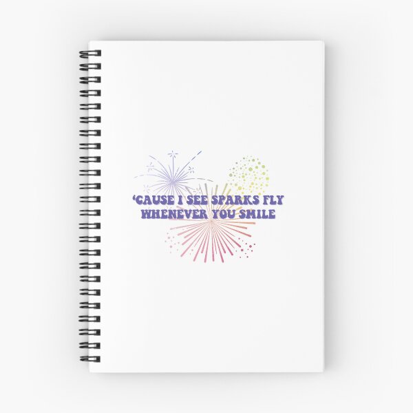 Item preview, Cause I see sparks fly whenever you smile Taylor Swift designed and sold by bombalurina.