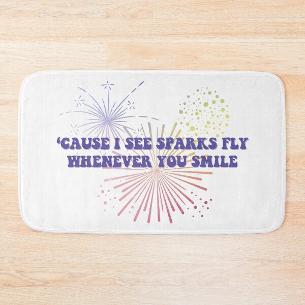 Item preview, Cause I see sparks fly whenever you smile Taylor Swift designed and sold by bombalurina.
