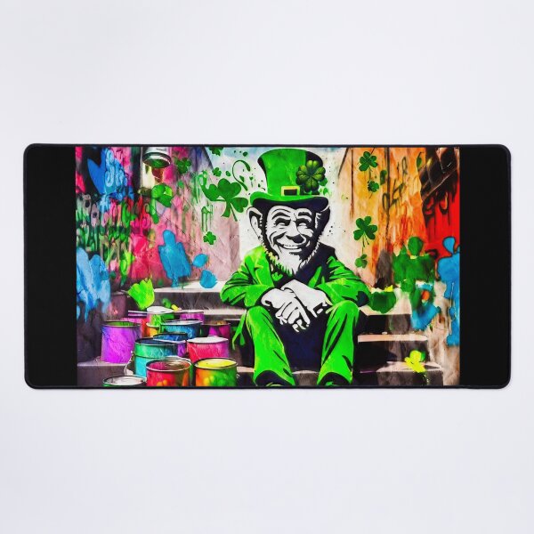 Item preview, St Patrick's Day Celebration Irish Leprechaun Graffiti designed and sold by Drone-tees.