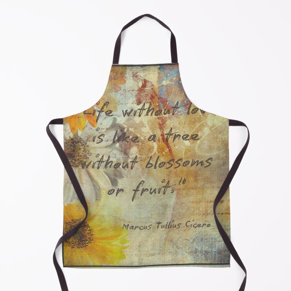Item preview, Life Without Love Quote with Vintage Floral Background designed and sold by DreamsArtwear.