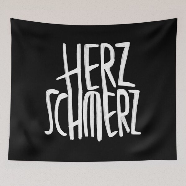 Item preview, Herzschmerz, German term for heartache designed and sold by badlydrawnbabe.