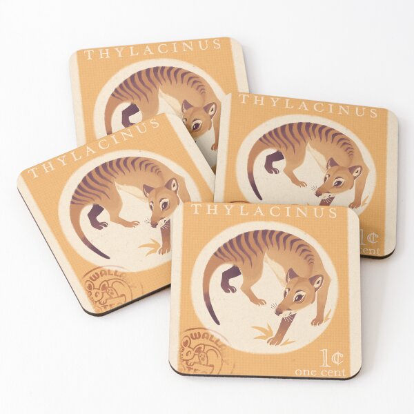 Item preview, Thylacinus Stamp designed and sold by wallabytea.