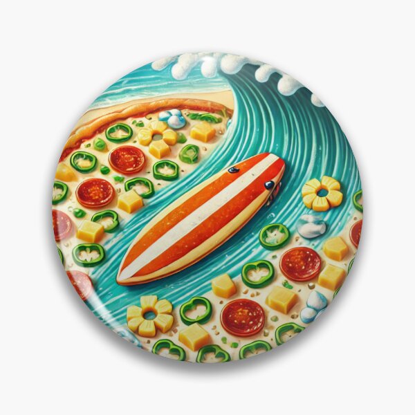 Item preview, Surfer Boy Pizza designed and sold by SaltCraft.