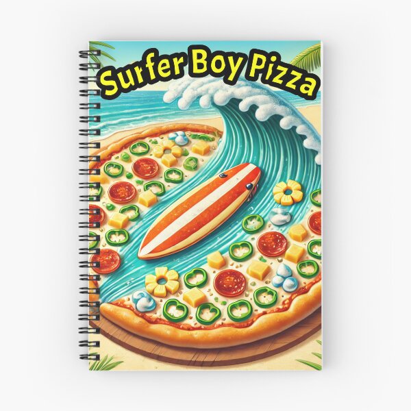Item preview, Surfer Boy Pizza designed and sold by SaltCraft.