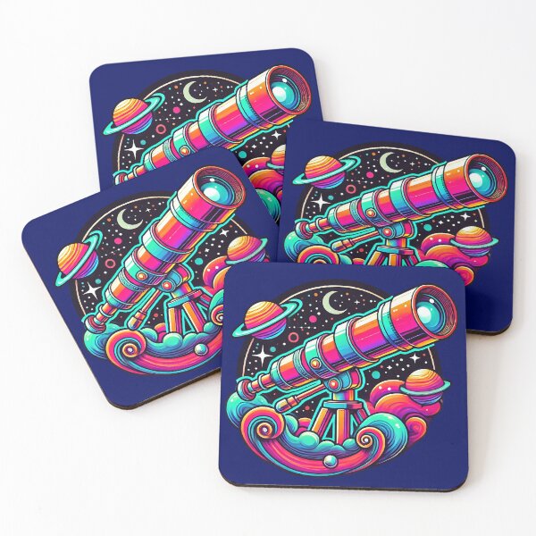 Item preview, Psychedelic Telescope Design - T-Shirts, Stickers, Cushions, and Posters designed and sold by PsycheBrain.