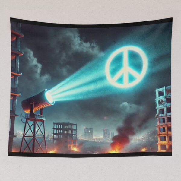 Item preview, "Beacon of Peace in Chaos" designed and sold by Wiredart.