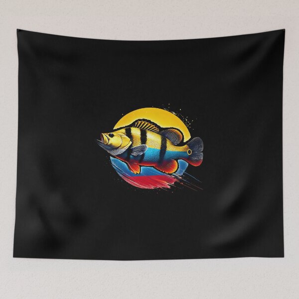 Item preview, Peacock bass Colombia designed and sold by SpacePigsZone.