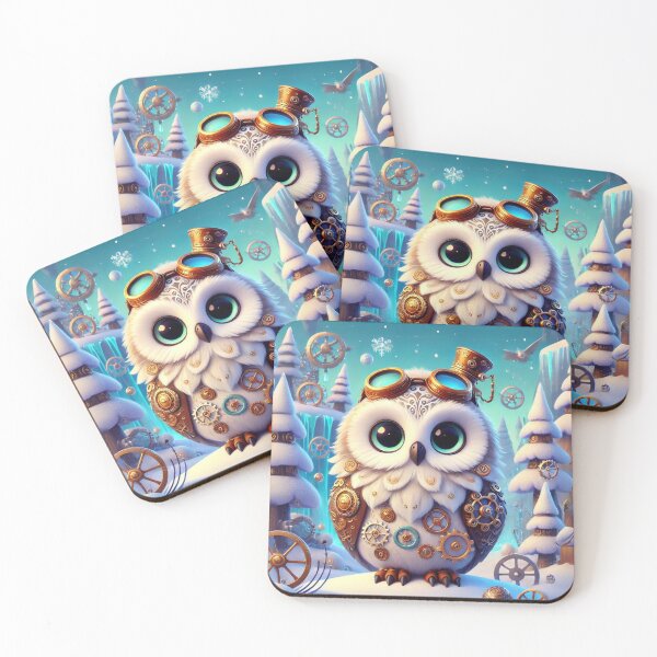 Item preview, Steampunk Snowy Owl designed and sold by Sillytoe.