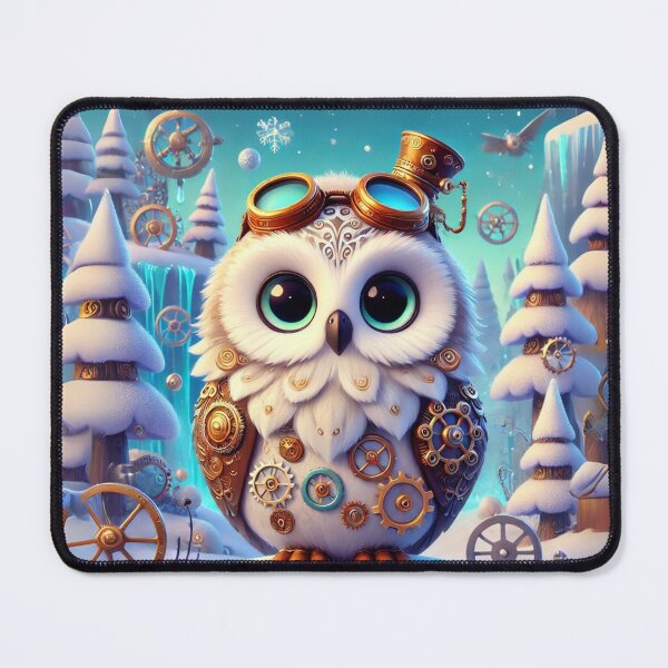 Item preview, Steampunk Snowy Owl designed and sold by Sillytoe.