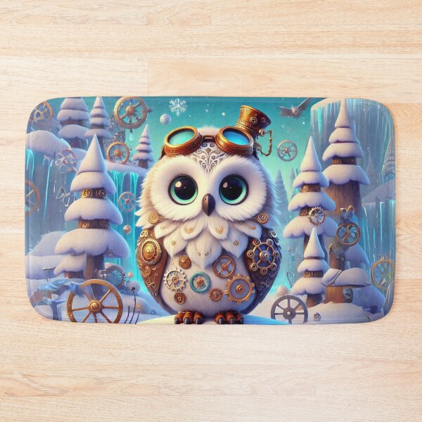 Item preview, Steampunk Snowy Owl designed and sold by Sillytoe.