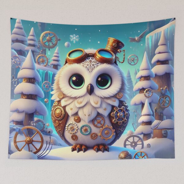 Item preview, Steampunk Snowy Owl designed and sold by Sillytoe.