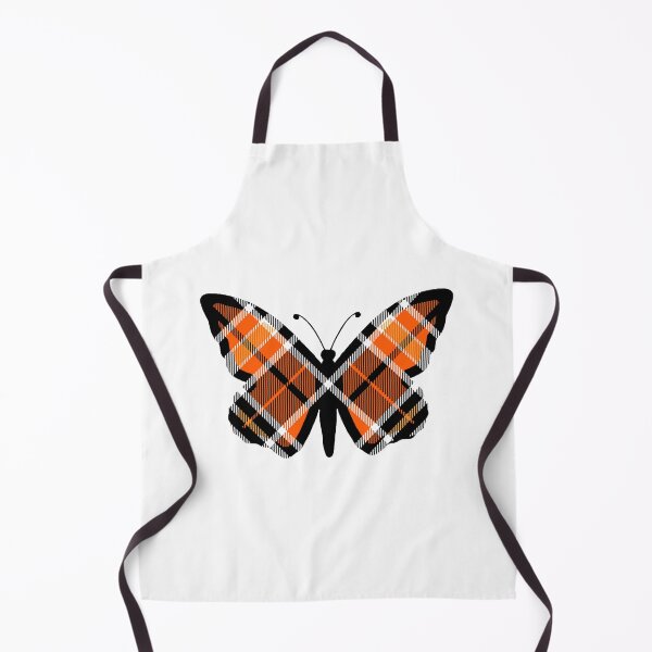Item preview, Orange and Black Twill Plaid Monarch Butterfly 2 designed and sold by Chad K Art.