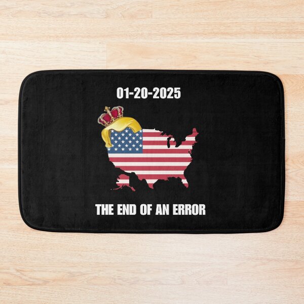 Item preview, Inauguration Day 2025 End of an Error January 20 Trump Won designed and sold by Watercolored-Me.