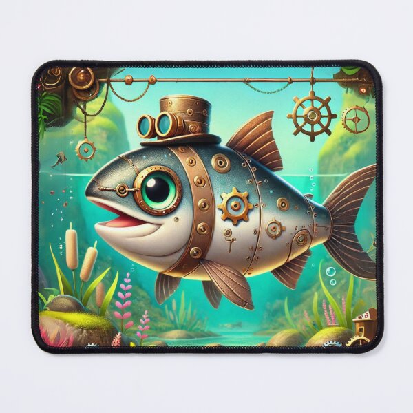 Item preview, Steampunk Sockeye Salmon designed and sold by Sillytoe.