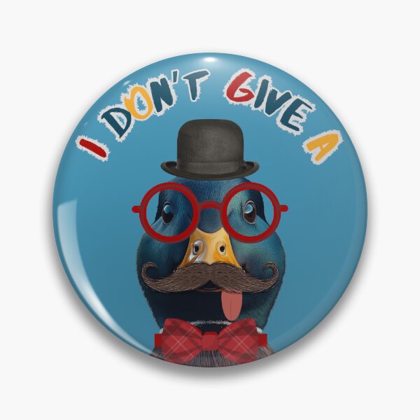 Item preview, I DON'T GIVE A DUCK FUNNY MALLARD DUCK designed and sold by NikoDeeko.